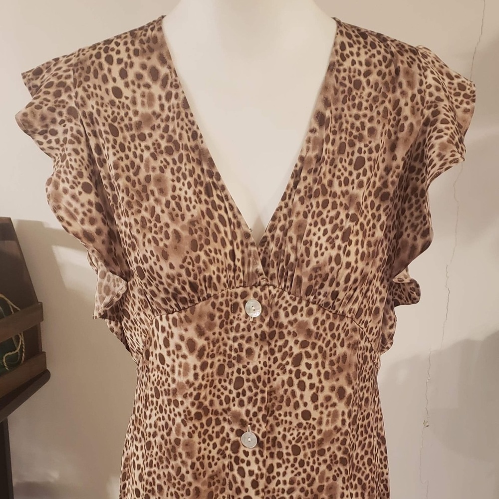 A New Day, Leopard Print Dress Size M NEW